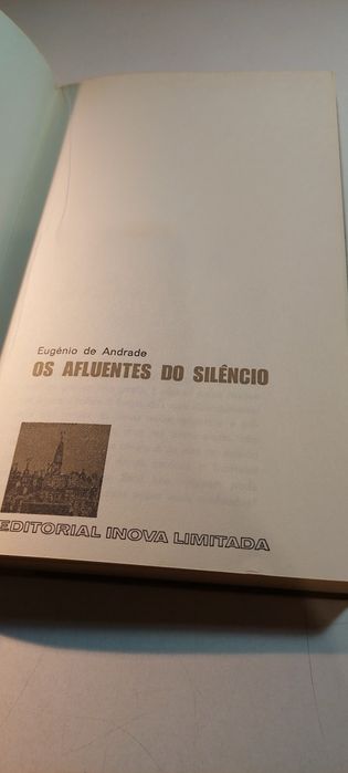 Os Afluentes do Silêncio - Eugénio de Andrade (1ª edição, 1968)