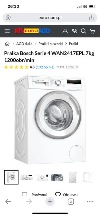 Sprzedam pralke bosch