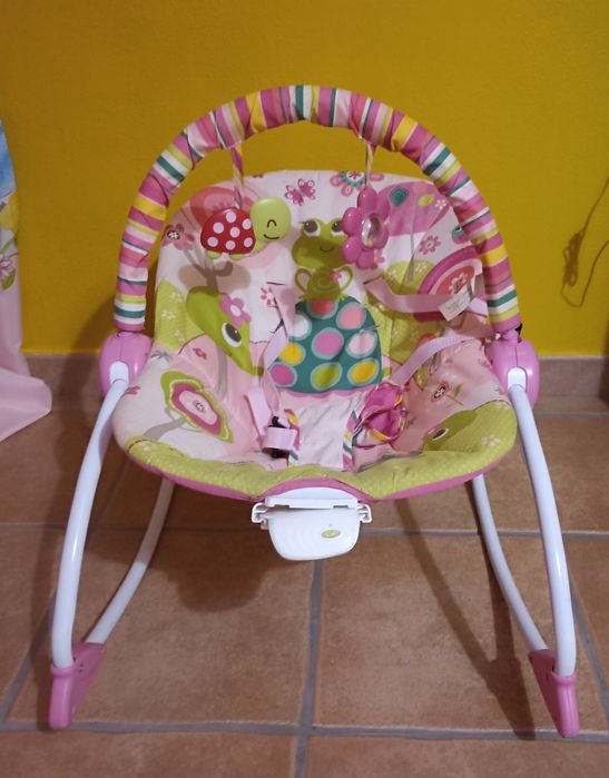 Espreguiçadeira Bright Starts Raspberry Garden