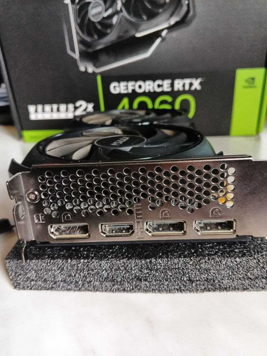 MSI GeForce RTX 4060 Ventus 2X Black 8GB OC | Гарантія Rozetka