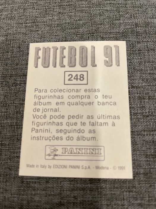 Cromo Valdo S.L. Benfica 1991