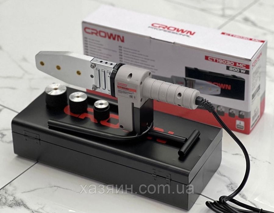 Паяльник для пластиковых труб Crown CT19030 MC Professional
