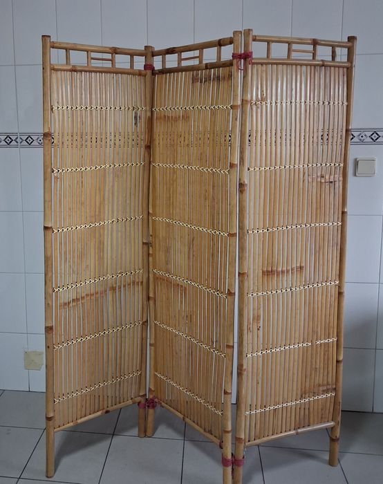 Biombo em Bambu com 3 folhas