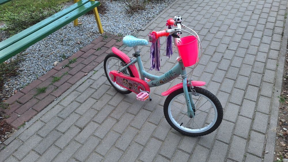 Rower dla dziewczynki 16 cali
