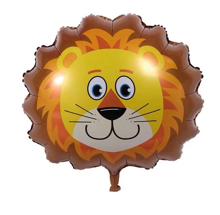 Diversos baloes: comboio, bola, girafa, leao, macaco, vaca, bailarina
