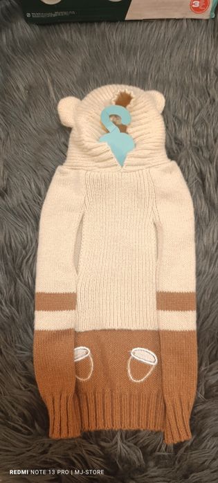 Sweterek z kapturem dla psa