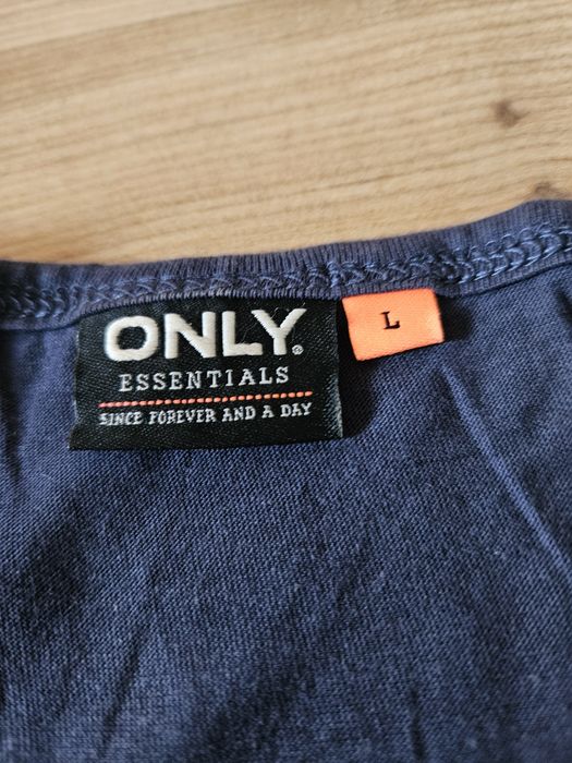 Granatowa koszulka L