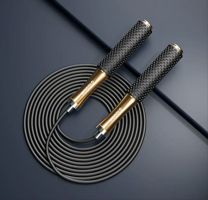 Скакалка з утяжеленням для фітнесу, боксу, кросфіту | Металева