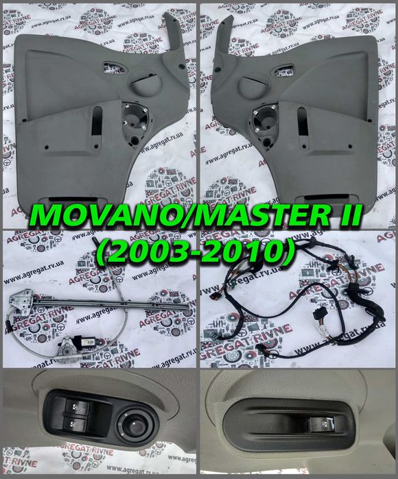 Склопідіймач Електро Стеклоподъемник Renault Master Opel Movano 3+