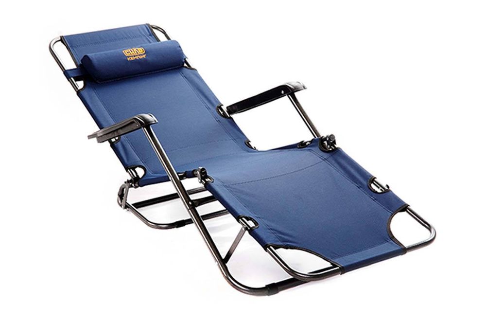 Стул Шезлонг розкладний 179х60х88см (Опт)