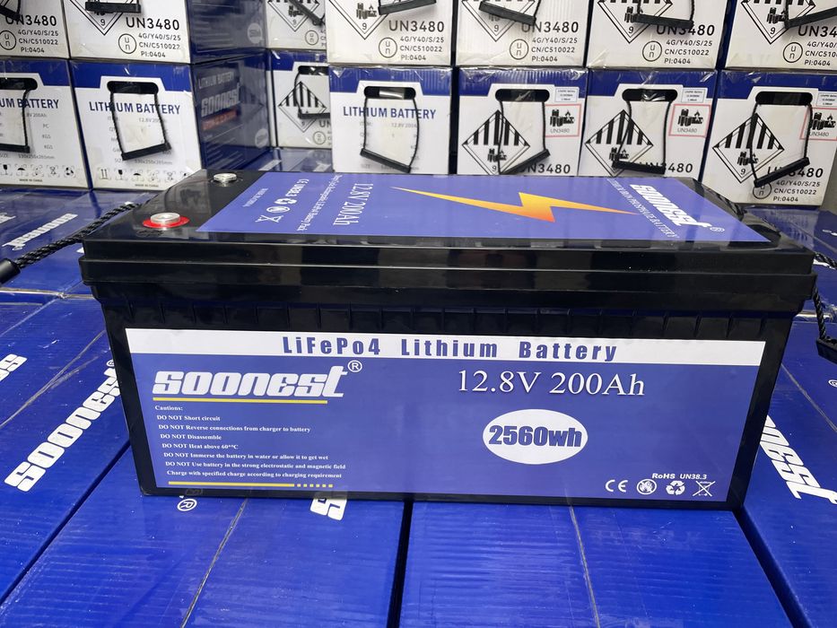 Аккумулятор LiFePO4 Soonest 12.8V 200Ah (2560Wh)
