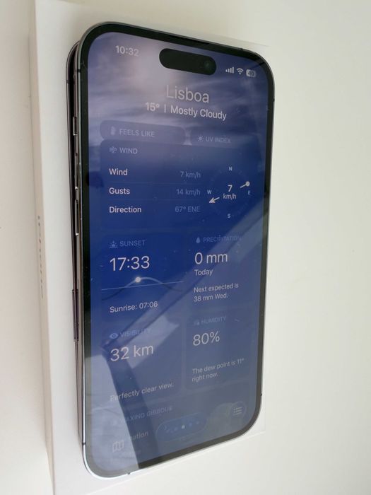 iPhone 14 Pro 128GB Roxo + 9 Capas + Acessórios Originais