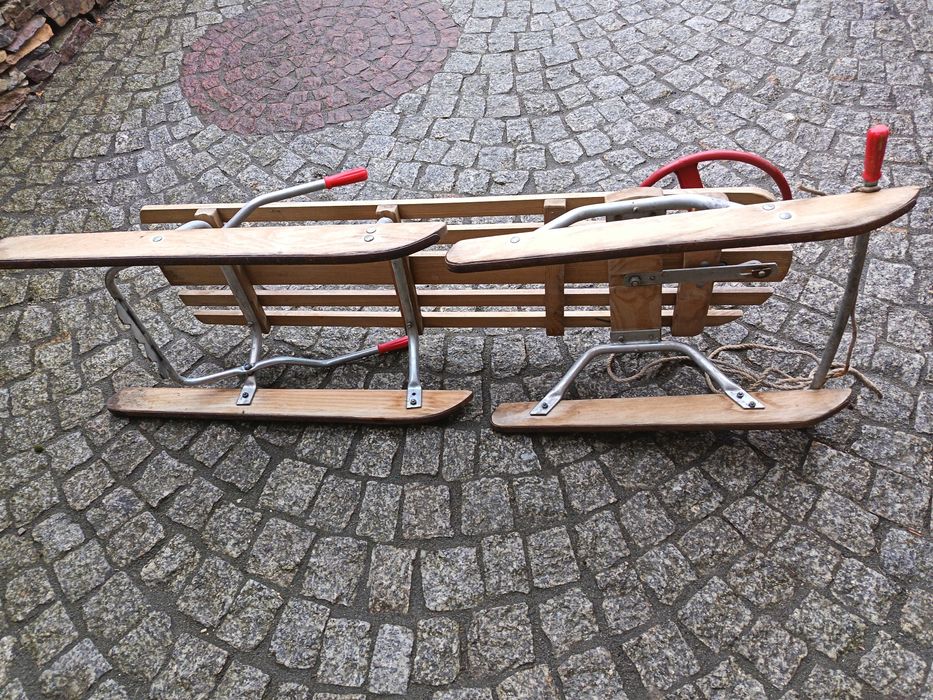 Sanki drewniane duże XXL
