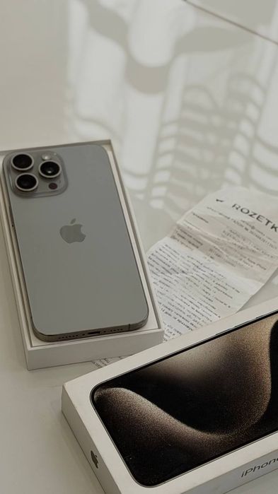 iPhone 15 Pro Max Titanium, official, стан нового