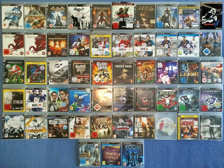 Crysis 3, Ghostbusters, FIFA, Resident Evil, Sniper Elite 3, XCOM PS3