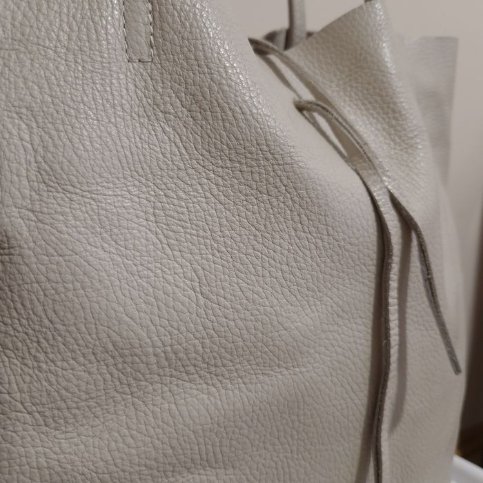 Шкіряний шопер жіночій на плече Італія