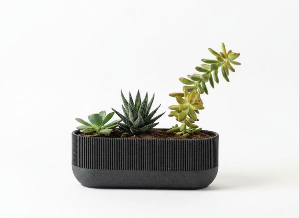 Vaso para pequenas flores e/ou suculentas