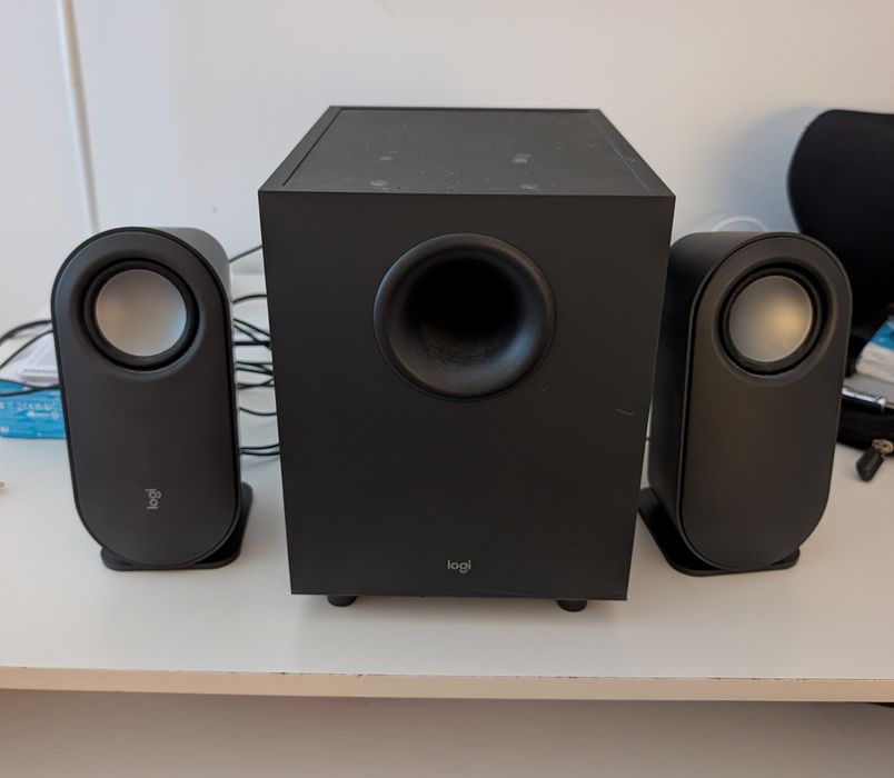 colunas logitec z407