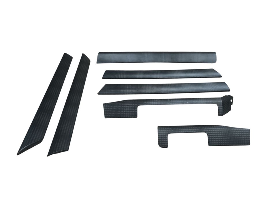 Dekory Listwy BMW e46 LIFT sedan Komplet Zestaw czarny