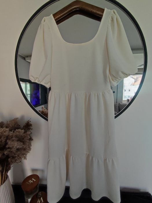 VERO MODA nowa sukienka ecru M/L