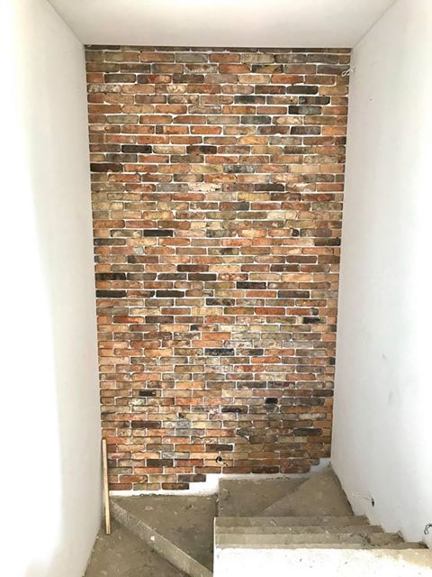 Płytki ceglane, stara cegła cięta. Lico na ścianę, elewację, Loft-Styl
