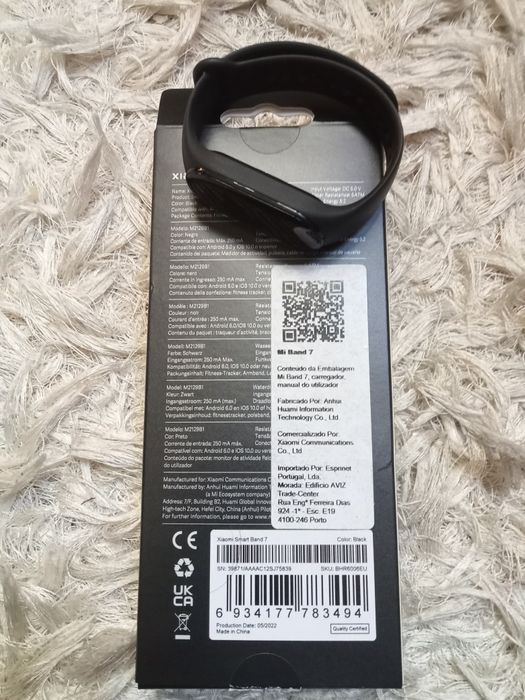 Xiaomi Smartband 7 preta