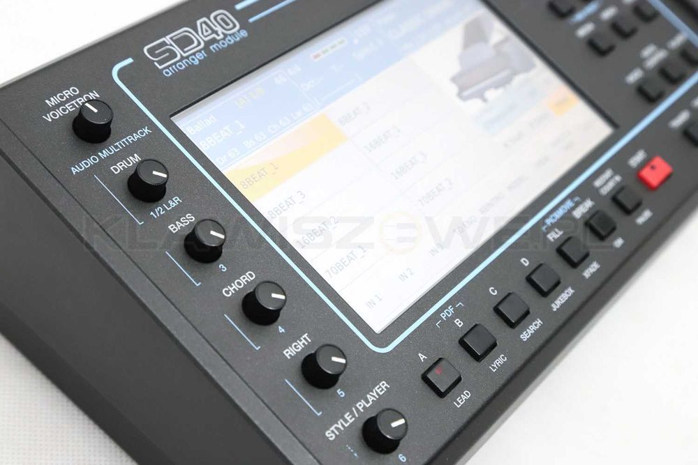 KETRON SD40 - Aranżer w wersji modułowej | Dla mobilnego muzyka !