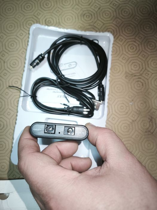 Conversor audio digital óptico para analógico RCA