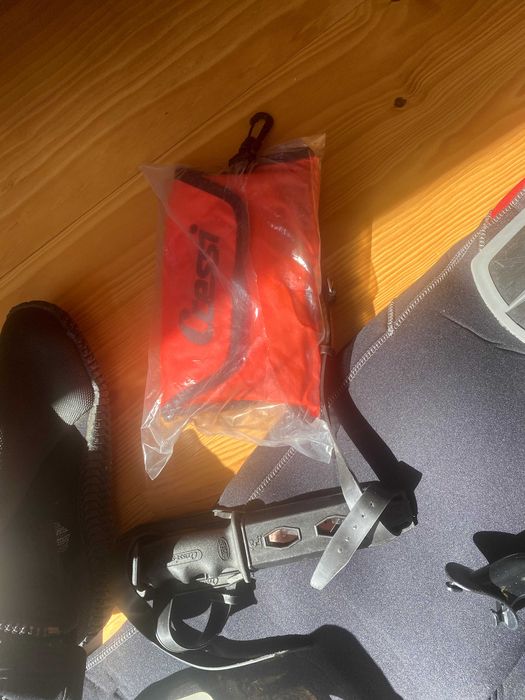 Equipamento de mergulho (usado 1x)