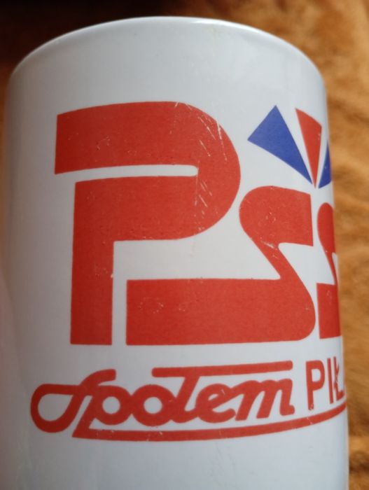 PRL kubek z uchem PSS Społem Piła