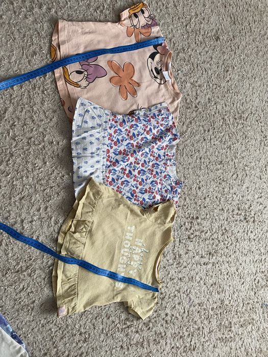 Футболки zara, gap, next, шорти h&m, спідниця 4-6р