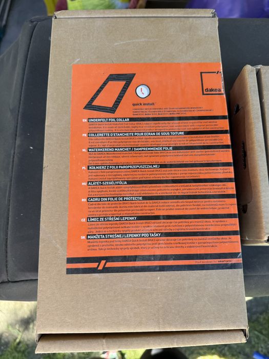 Kołnierz z folii paroprzepuszczalnej DAKEA 66x118 cm