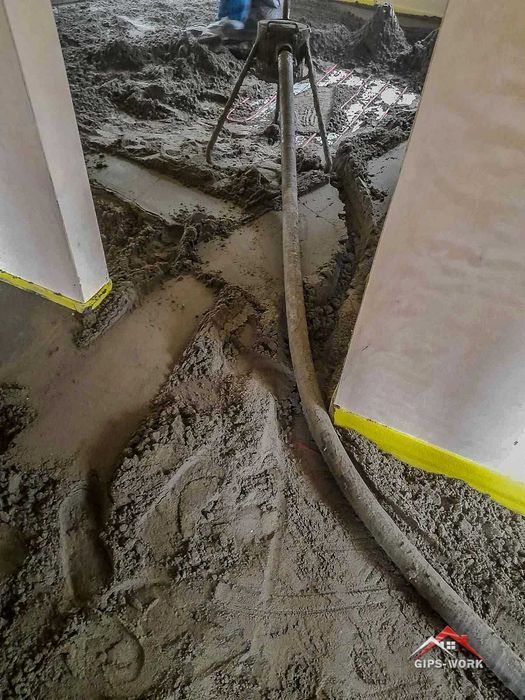 Wylewki, posadzki miksokretem, mixokret tynki maszynowe Kock, Michów