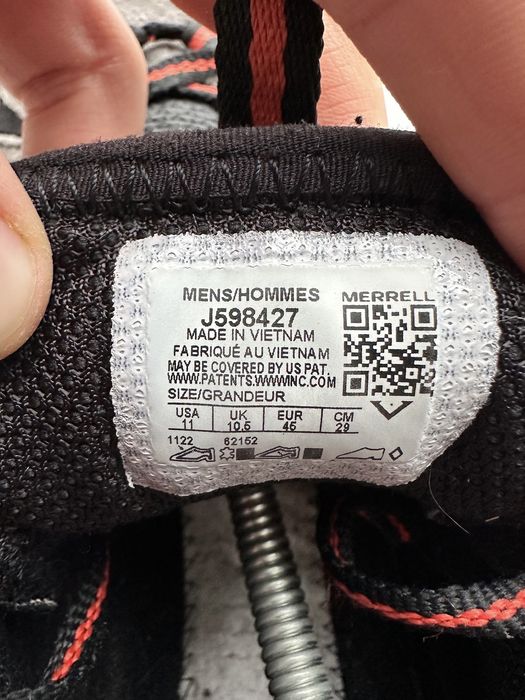 Оригінал! Merrell Розмір 46(29 см.) GTX трекінгові кросівки Gore-Tex