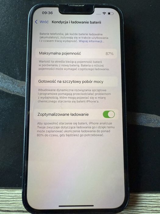Iphone 13 256 GB 87% bateria