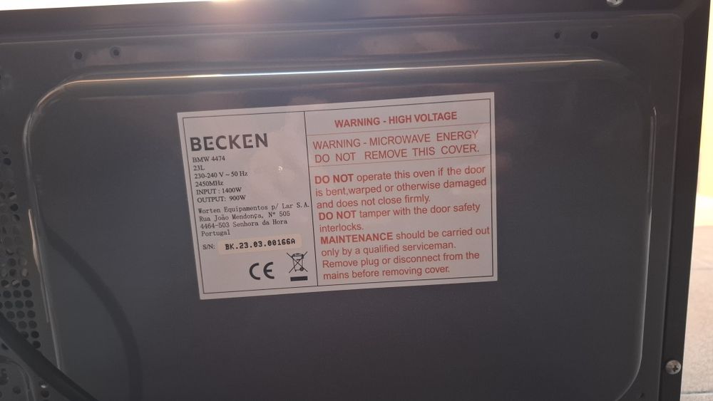 Microondas Becken BMW 4474