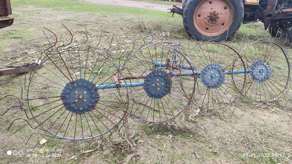Грабли солнышко к трактору