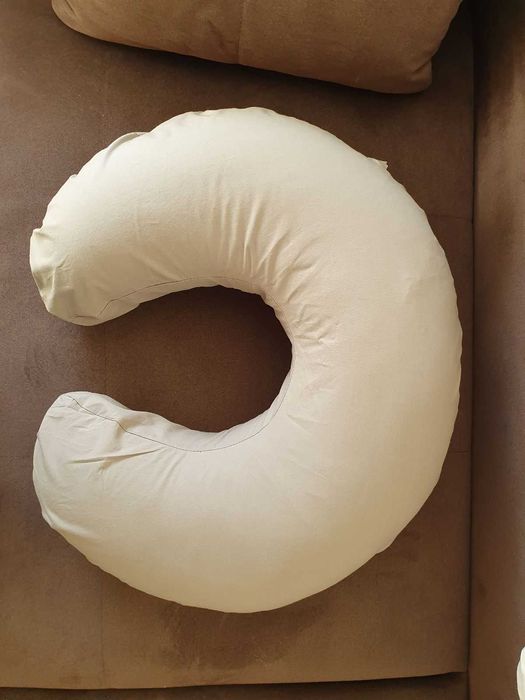 IKEA LEN -  Poduszka do karmienia, szara plus dodatkowe pokrycie