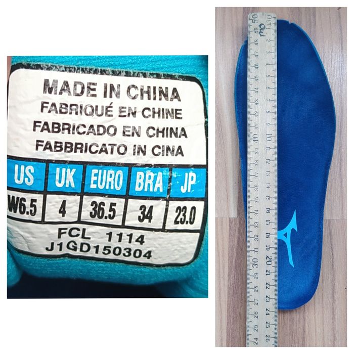 Mizuno - ігрові жін кросівки,36,5р люкс