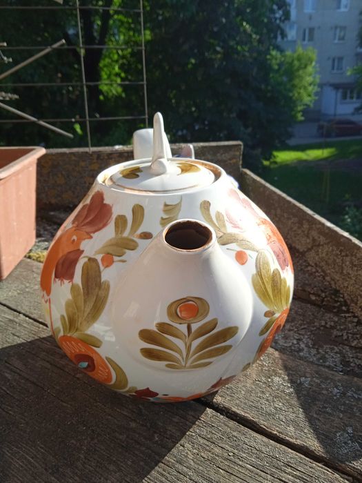 Большой заварной купеческий чайник