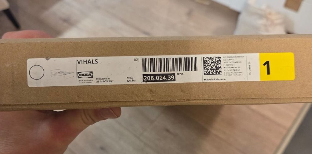 Rama Łóżka VIHALS 140×200