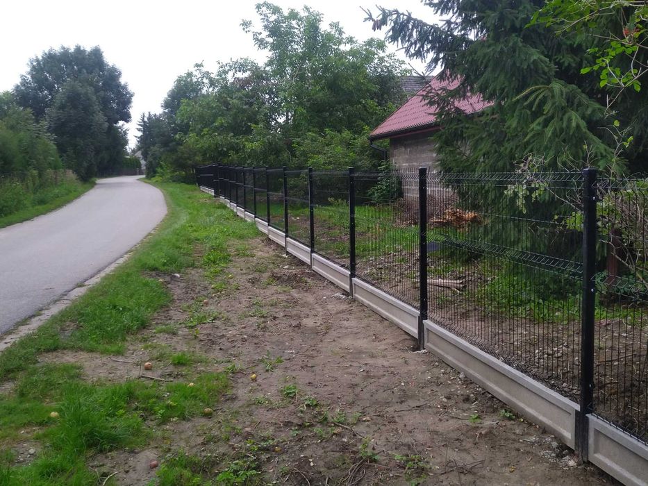 Kompletne Ogrodzenie Panelowe 123cm fi 4 mm