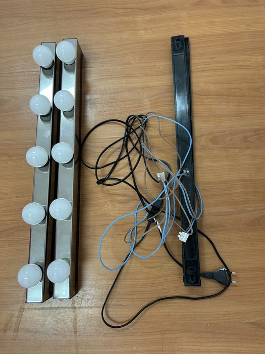 Candeeiro LED de parede, aço inoxidável