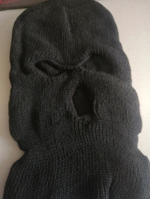 Kominiarka balaklawa czarna masno gang drill streetwear