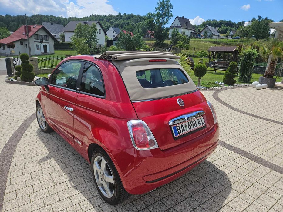Fiat 500C 1.2 Benzyna 2013 Rok Cabrio