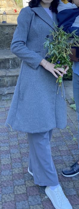 Пальто shein M сіре