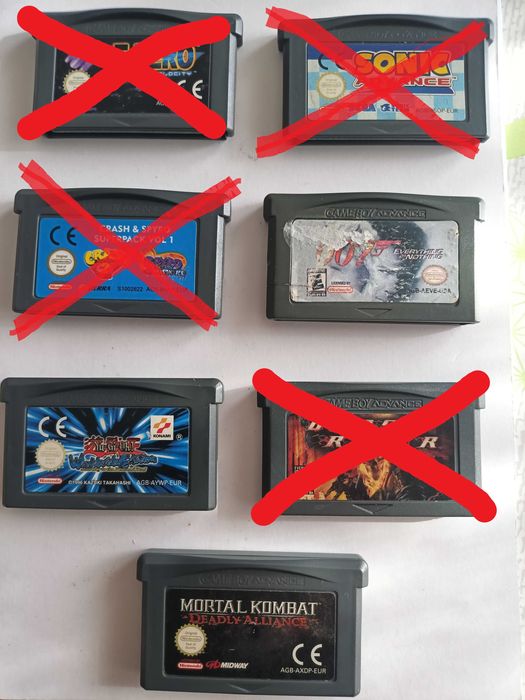 3 jogos Game Boy Advance