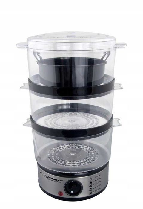 Parowar kuchenka parowa gotowanie na parze piętrowy 400W 7,5L