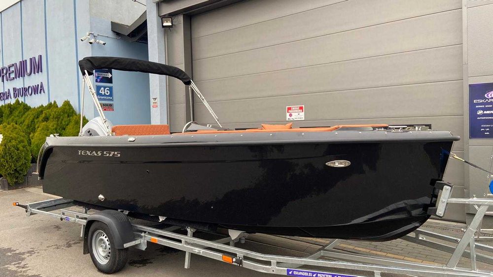 Nowa łódź Texas 575 Open - silnik zaburtowy spalinowy lub elektryczny