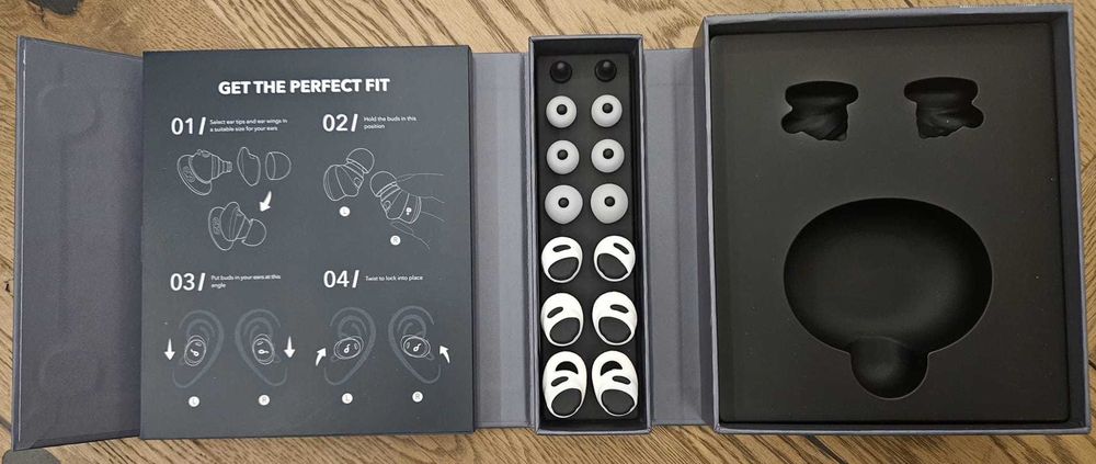 Słuchawki BT Soundcore LIBERTY 3 PRO Białe, komplet, stan jak NOWE